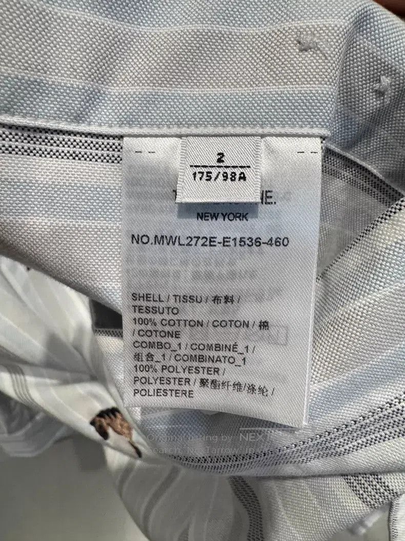 Thom Browne Thom Browne White Shirt Size US L / EU 52-54 / 3 - 4 Thumbnail