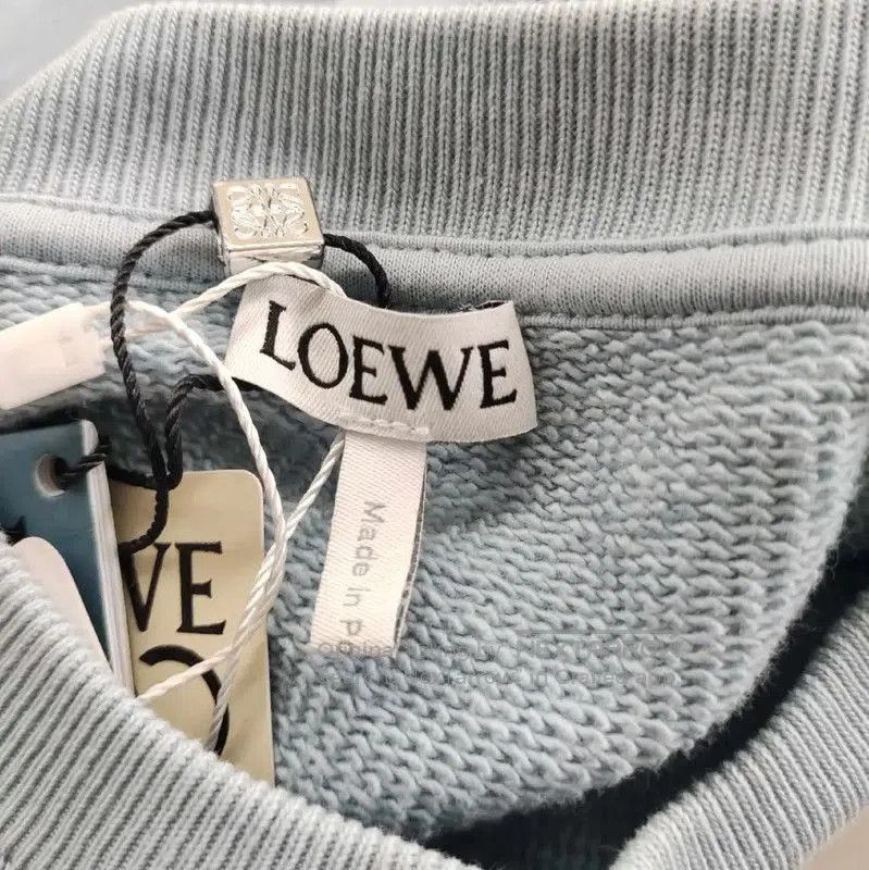 Loewe Loewe Spring Blue Cotton Knit Sweater . Size S / US 4 / IT 40 - 3 Thumbnail