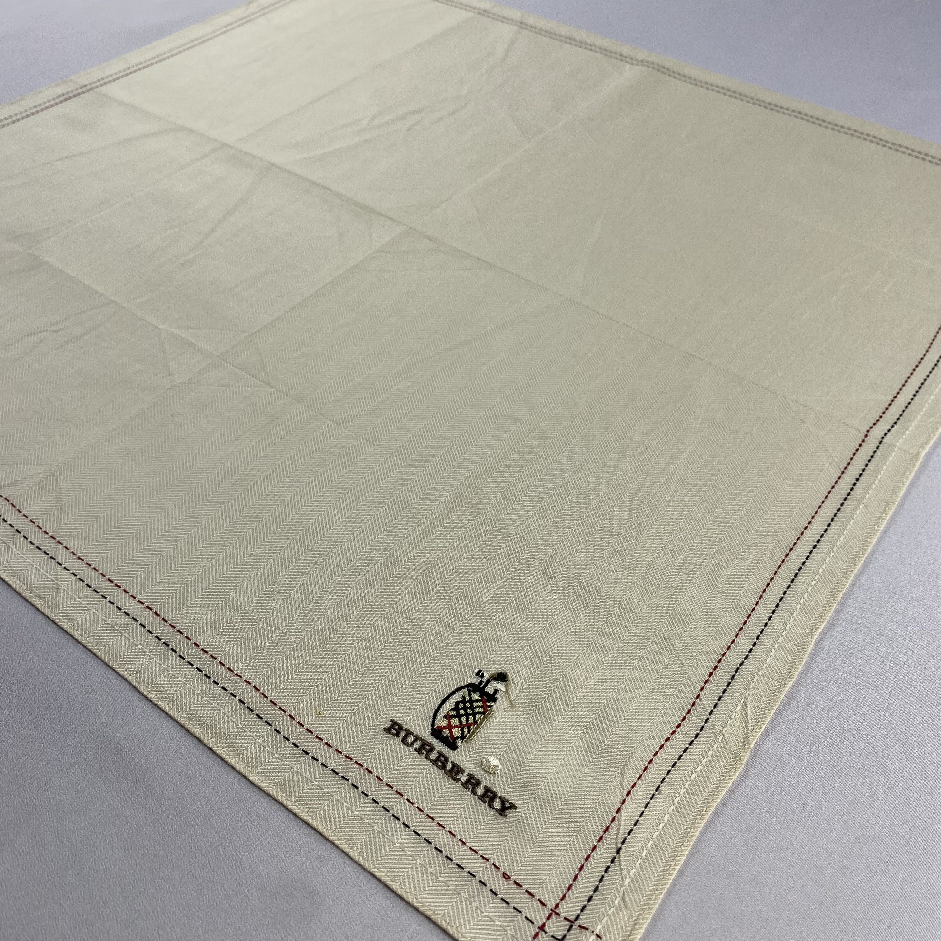 Burberry × Vintage Burberry Handkerchief / Neckerchief / Bandana-P1578 Size ONE SIZE - 2 Thumbnail