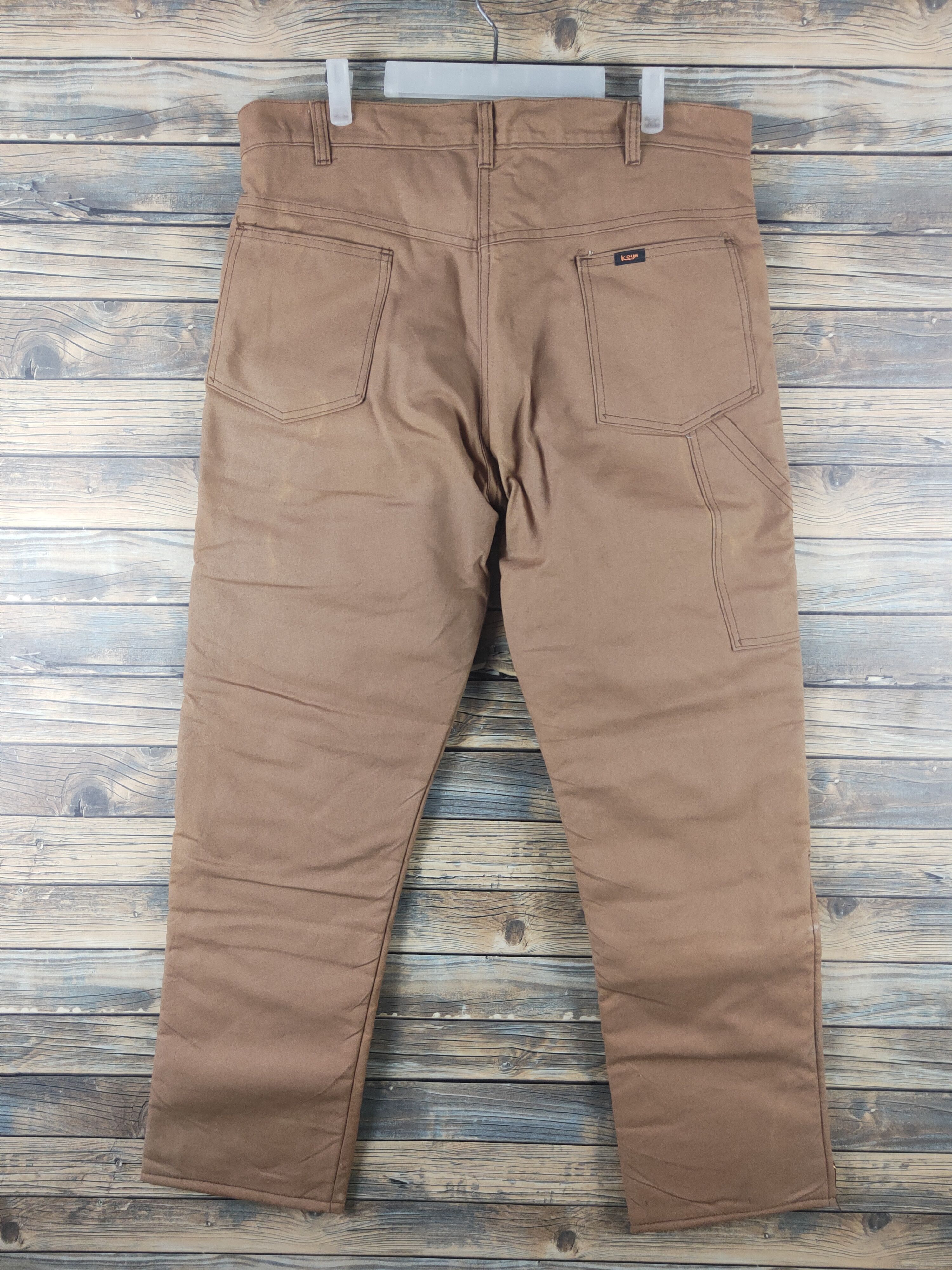 Japanese Brand DL Key Brown Multipocket Casual Pants #2733 Size US 37 - 7 Thumbnail