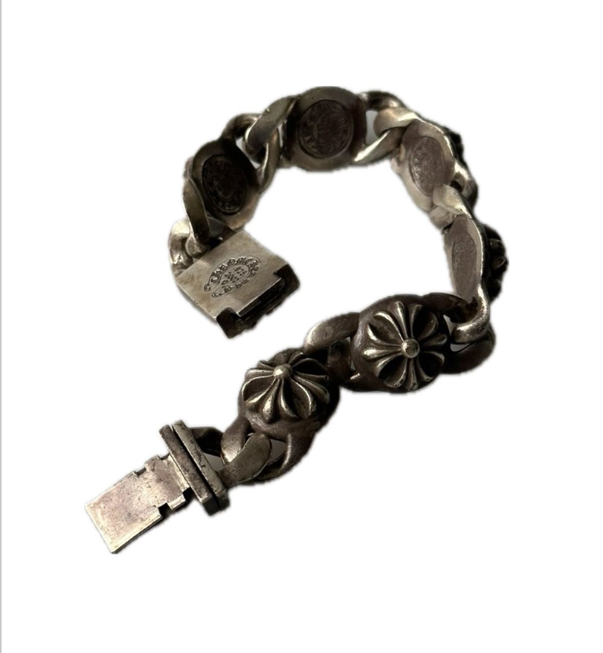 Chrome Hearts CHROME HEARTS CH CROSS LINK SILVER BRACELET Size ONE SIZE - 2 Thumbnail