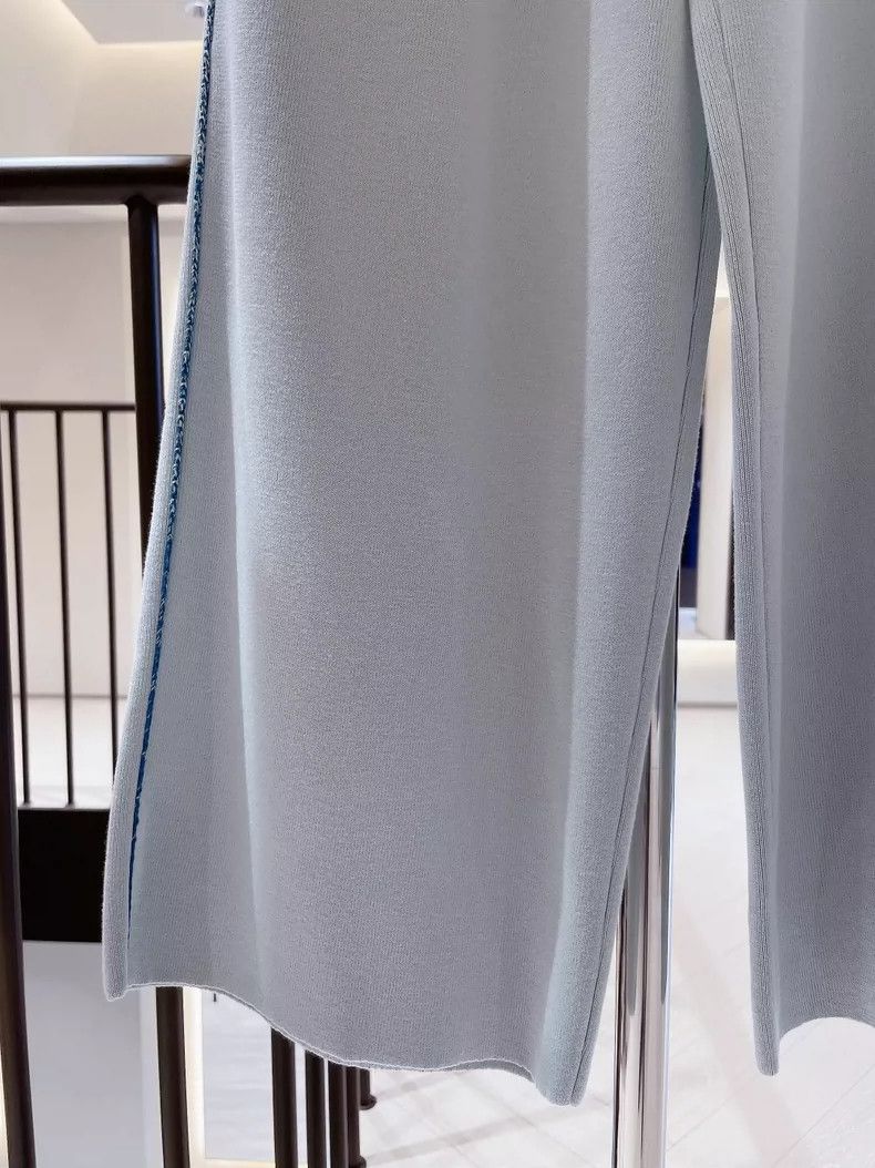 Loro Piana LORO PIANA Silk knit wide leg pants Size 25" / US 0 / IT 36 - 4 Thumbnail