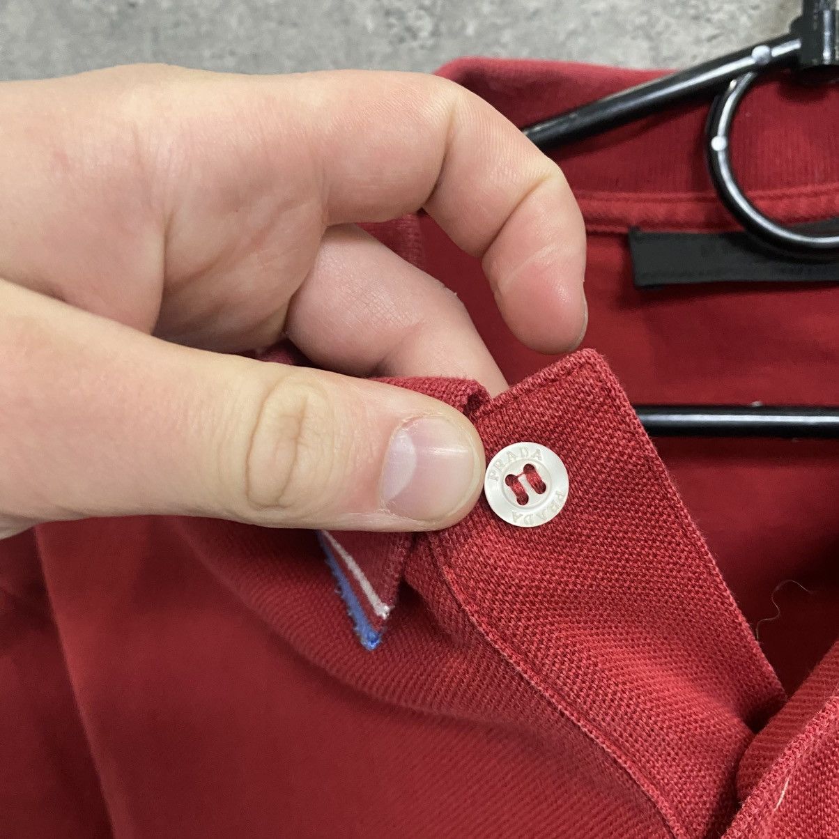 Prada Prada Polo T-Shirt Red Tab Size US XL / EU 56 / 4 - 8 Thumbnail