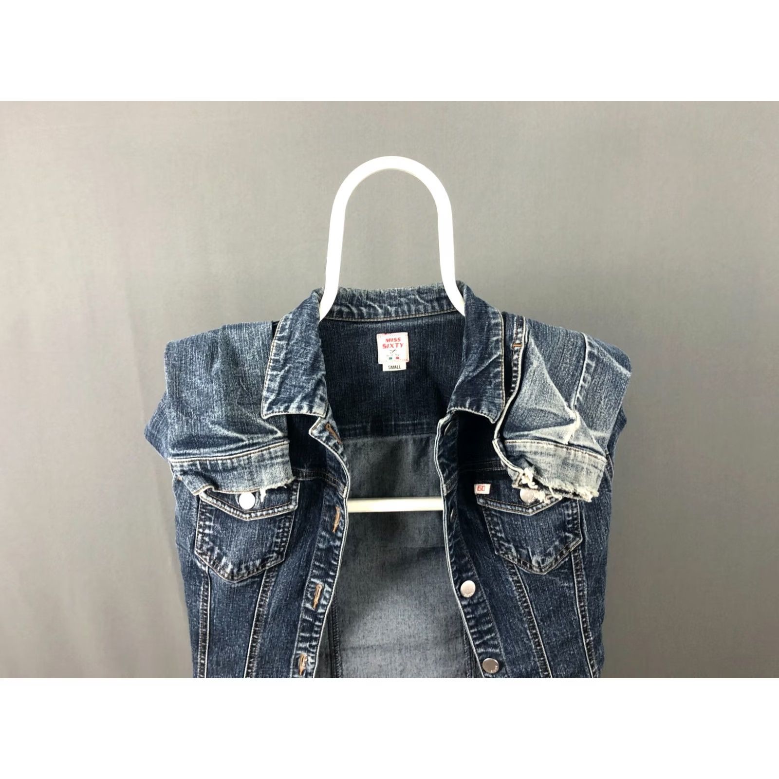 Miss Sixty Miss Sixty Vintage Jacket Women's Blue Cotton S Y2K Size S / US 4 / IT 40 - 5 Thumbnail