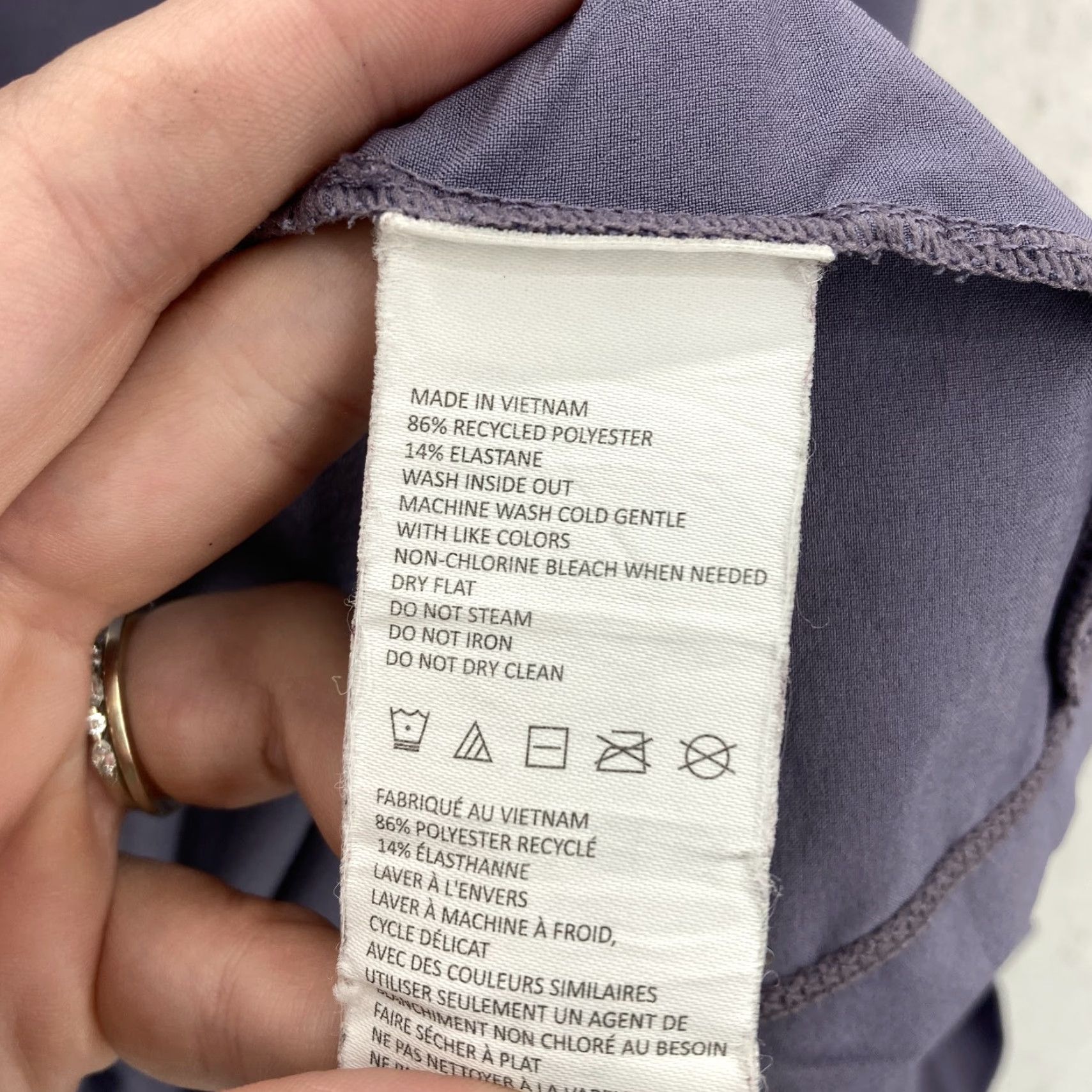 Prana Prana Barton Dress Womens Small Purple Sleeveless Racerback Pockets Activewear Dress Tank Dress Casual Travel Workwear Size S / US 4 / IT 40 - 5 Thumbnail