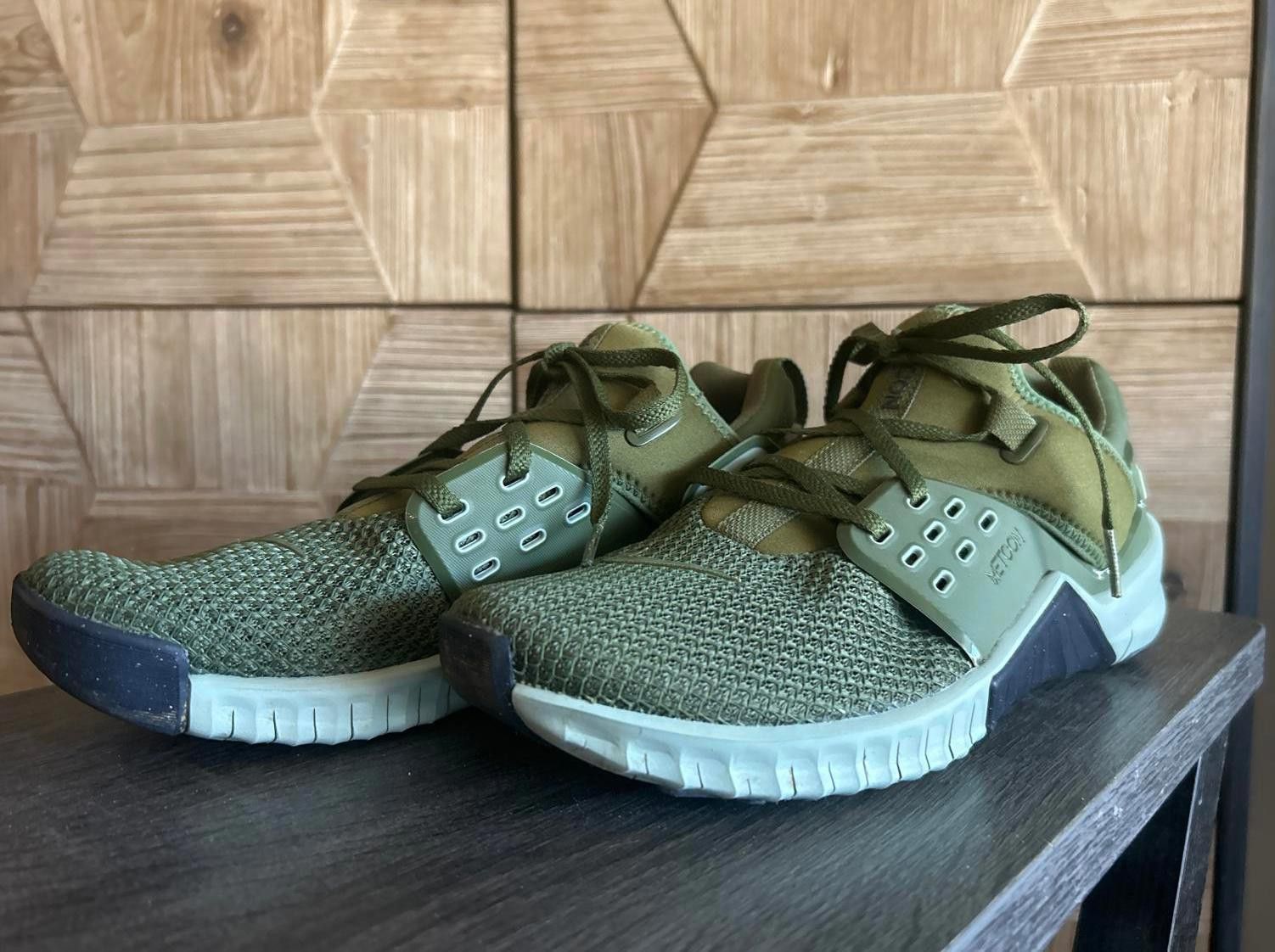 Nike Free Shoes Metcon 2 Size 8.5 Running Sneakers Green, Men's