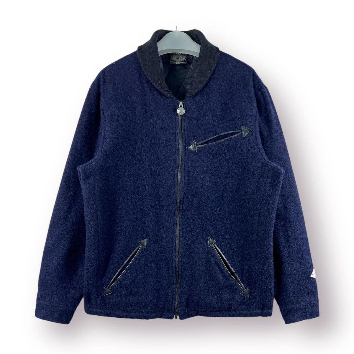 Hysteric Glamour 🔥 The illest wool deck Jacket leather parts - M Size US S / EU 44-46 / 1 - 1 Thumbnail