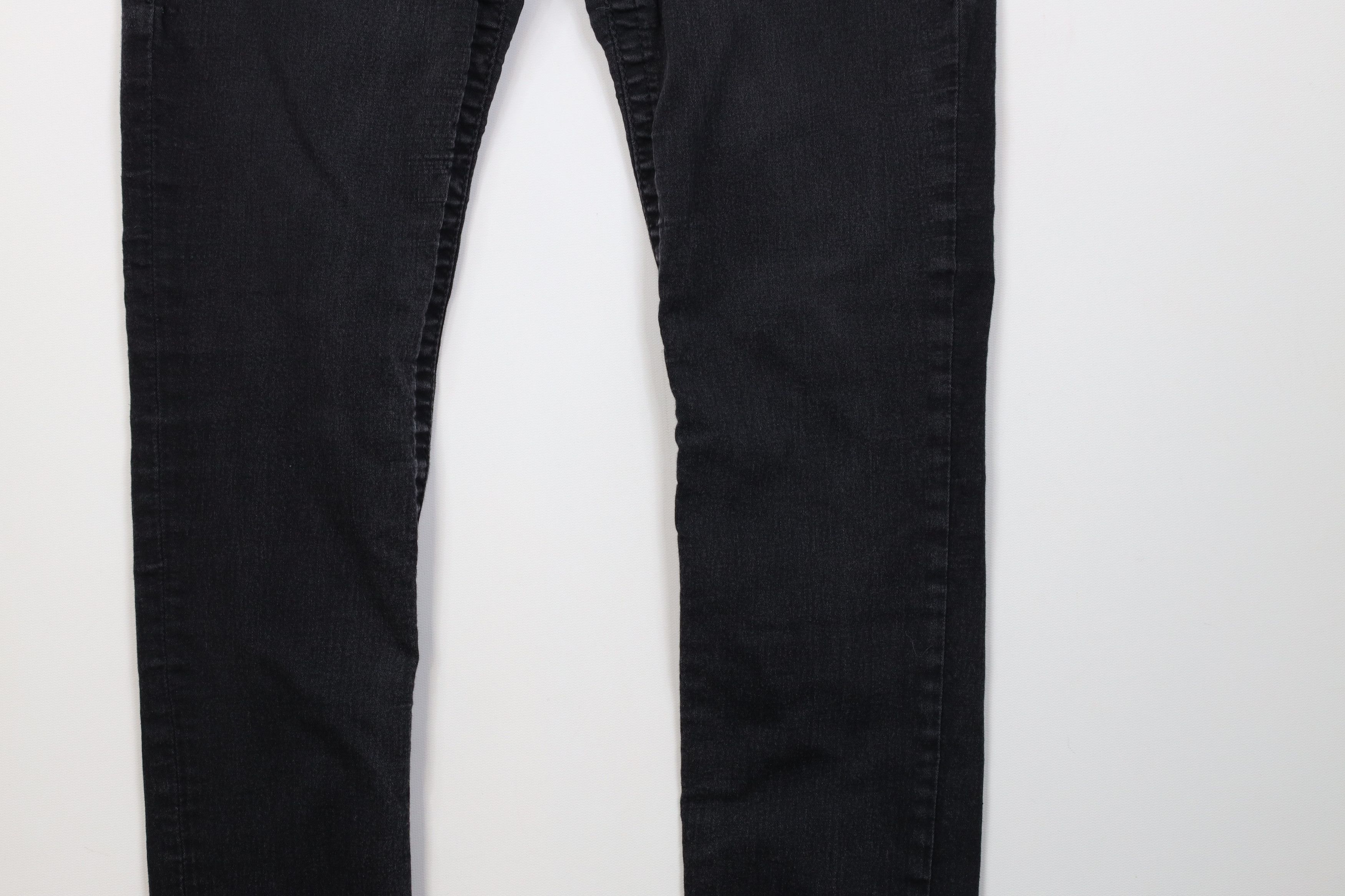 True Religion True Religion Stretch Skinny Leg Flap Denim Jeans Black Size 32" / US 10 / IT 46 - 4 Thumbnail