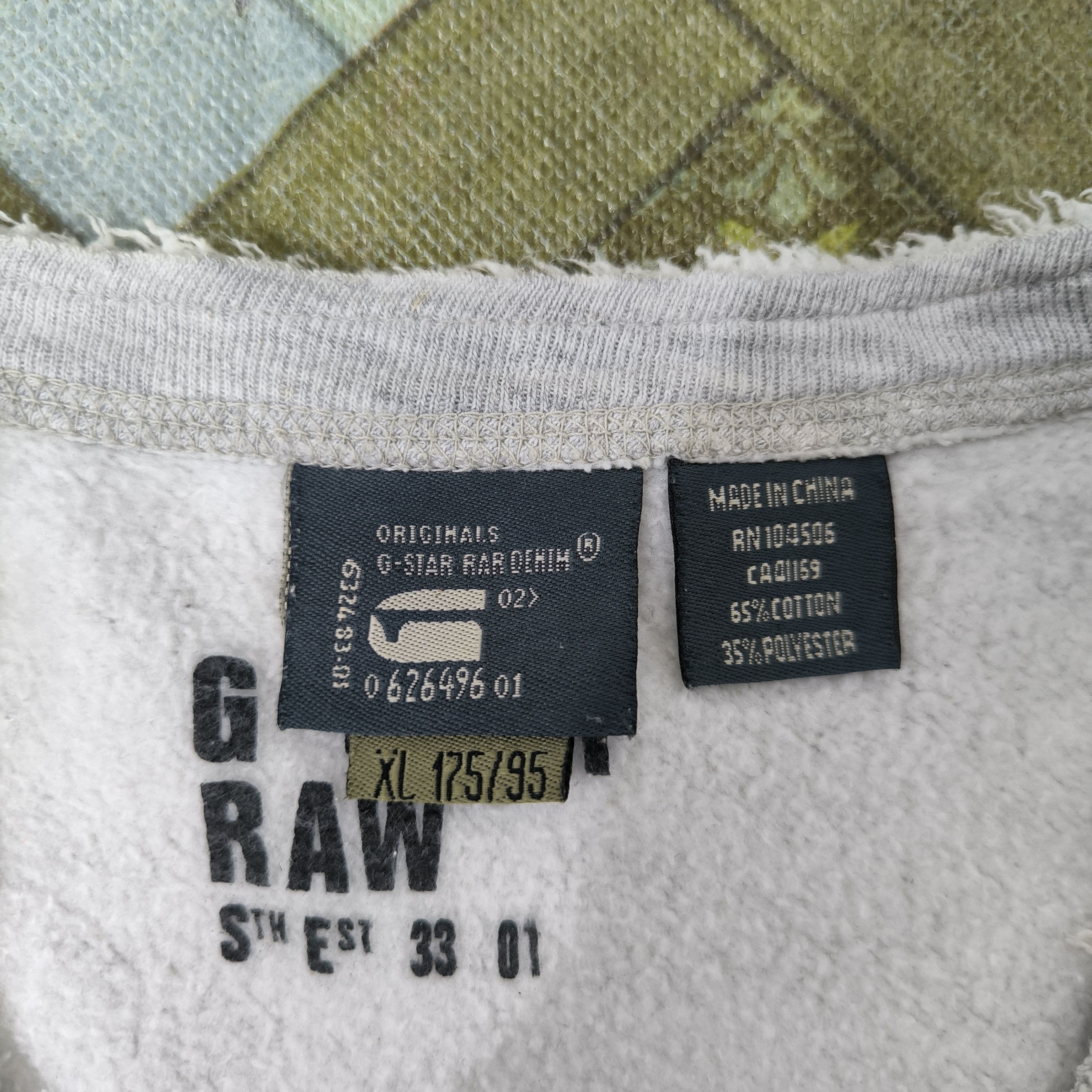 G-Star G-star thrashed edge sweatshirt Size US M / EU 48-50 / 2 - 5 Thumbnail