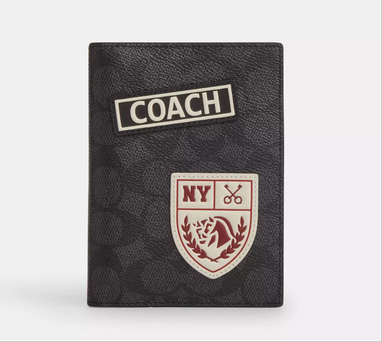 Coach Passport Card Case In Signature Canvas With Patches CY902 Size ONE SIZE - 6 Thumbnail