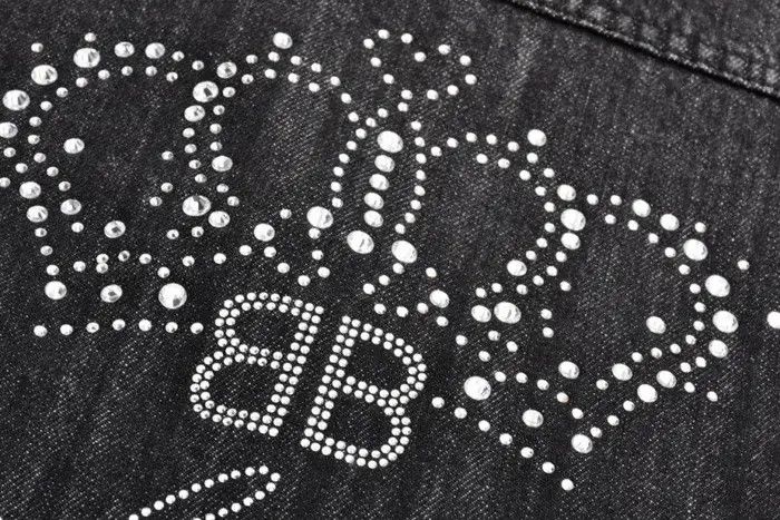 Balenciaga o1srvl11e0526 BB Motel Oversized Jacket in Black Size XL / US 12-14 / IT 48-50 - 5 Thumbnail