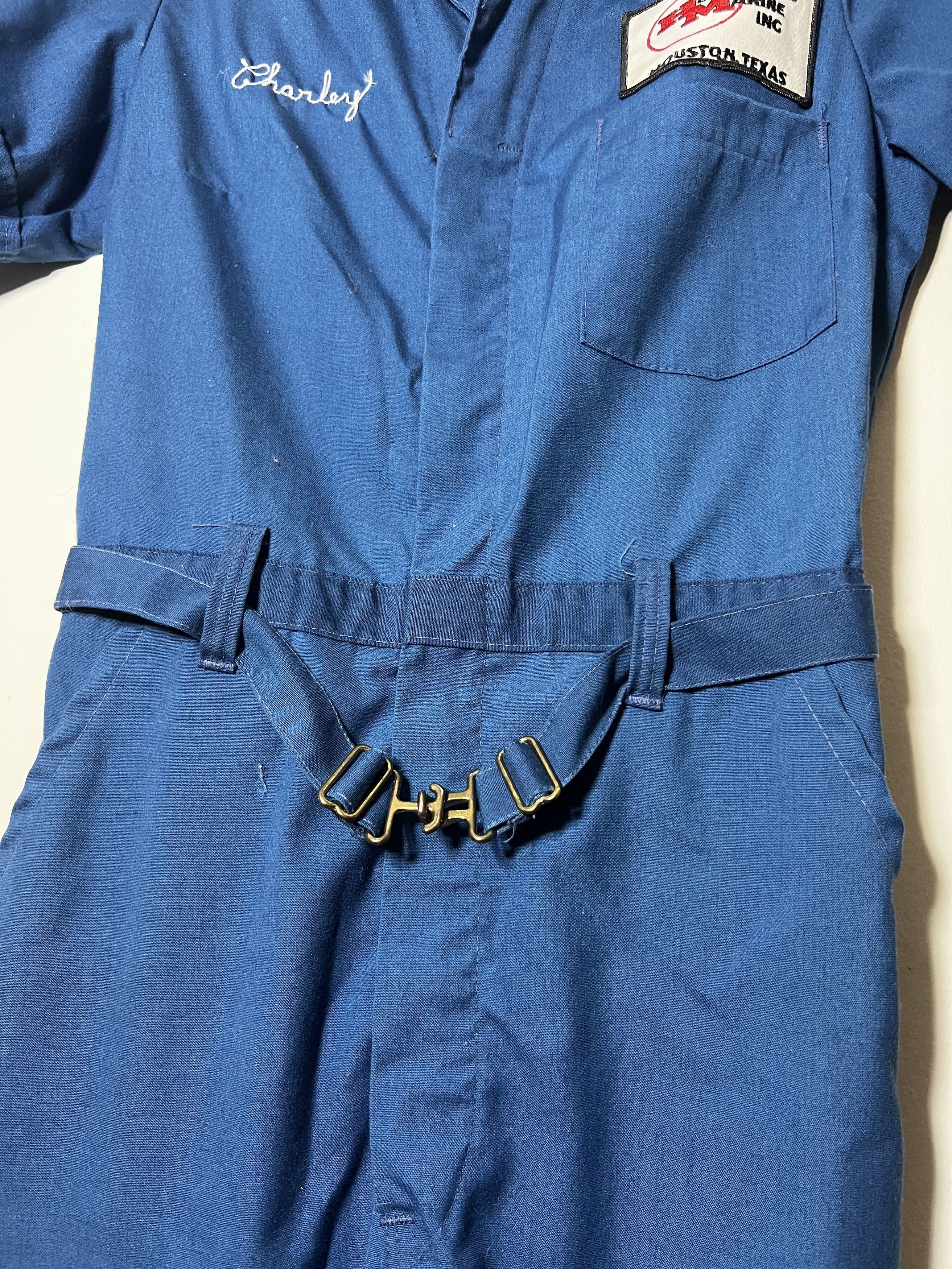 Vintage Vintage 60's Topp Master Jumpsuit - Hollywood Marine Inc. Size 29" - 9 Thumbnail
