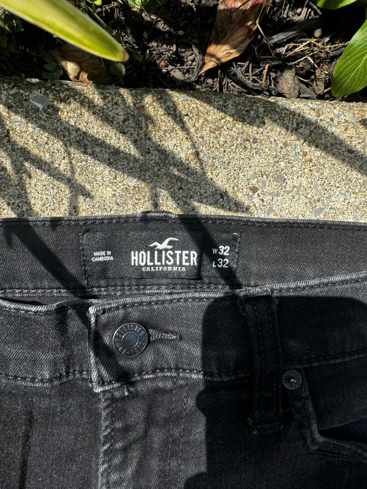 Hollister HOLLISTER FADED BLACK JEANS Size US 32 / EU 48 - 3 Thumbnail