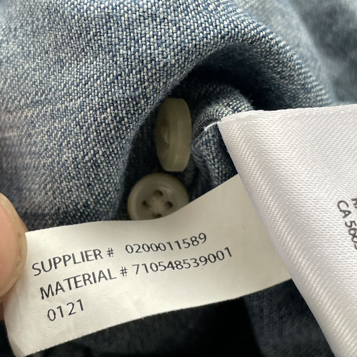 Polo Ralph Lauren × Vintage 🔥Rare🔥Polo Ralph Lauren Blue denim shirt Size US L / EU 52-54 / 3 - 8 Thumbnail