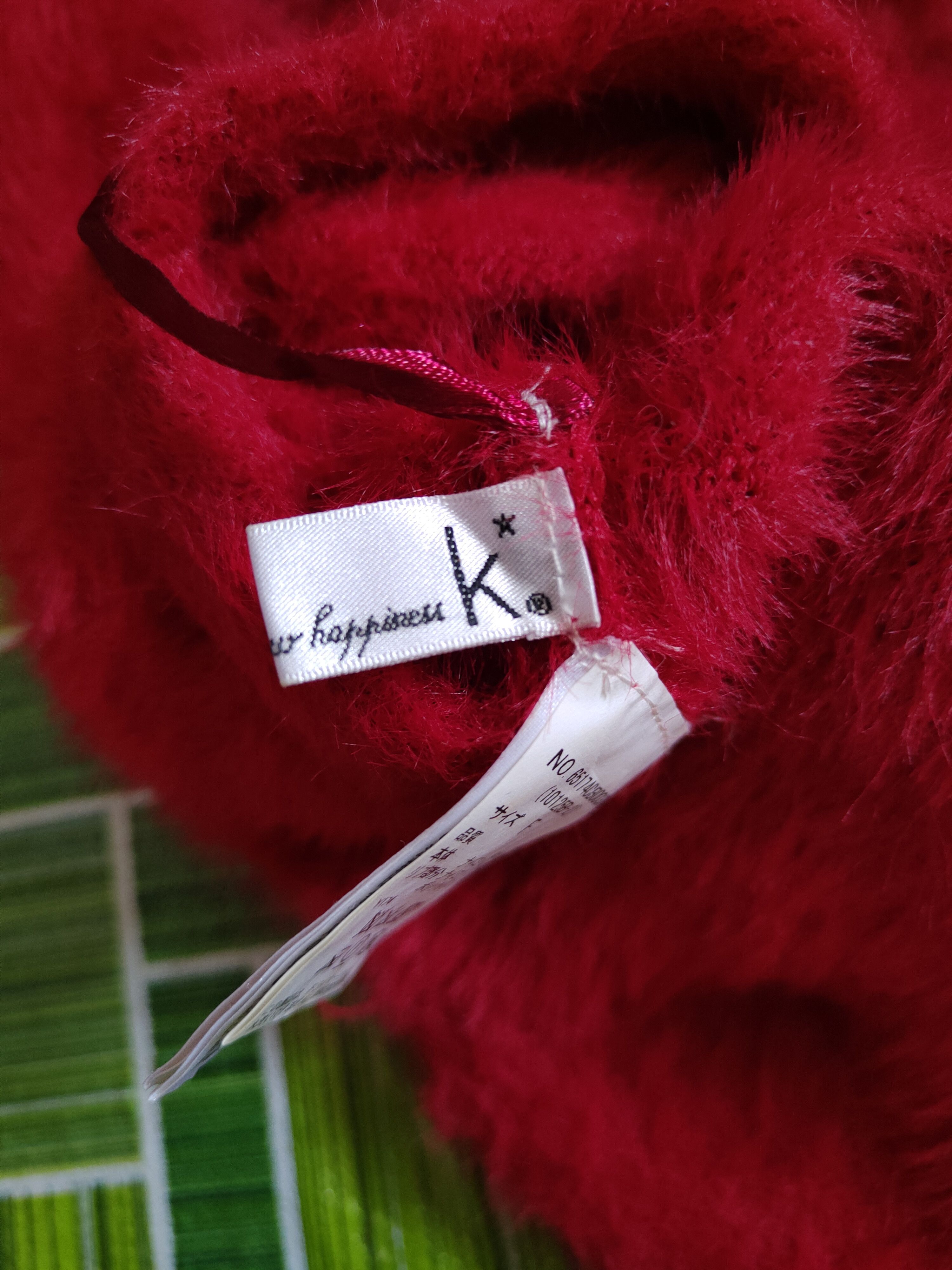 Homespun Knitwear K Red Shag Shaggy Fur Mohair Knitwear #S2192 Size M / US 6-8 / IT 42-44 - 13 Thumbnail