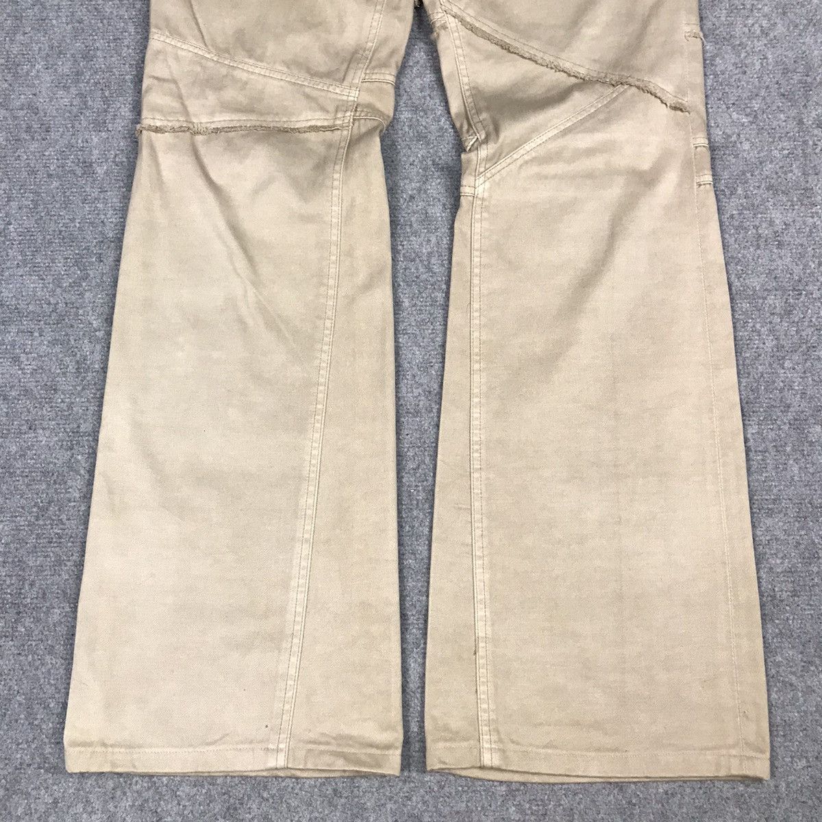 Japanese Brand × Le Grande Bleu (L.G.B.) × Tornado Mart Flare Modern Lovers patchwork Japan design bootcut pants Size US 32 / EU 48 - 2 Thumbnail