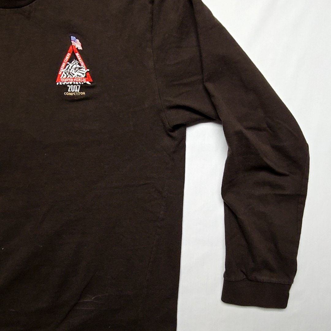 Other Marine Corps Marathon Brown Long Sleeve Embroidered M Tee Size US M / EU 48-50 / 2 - 4 Thumbnail