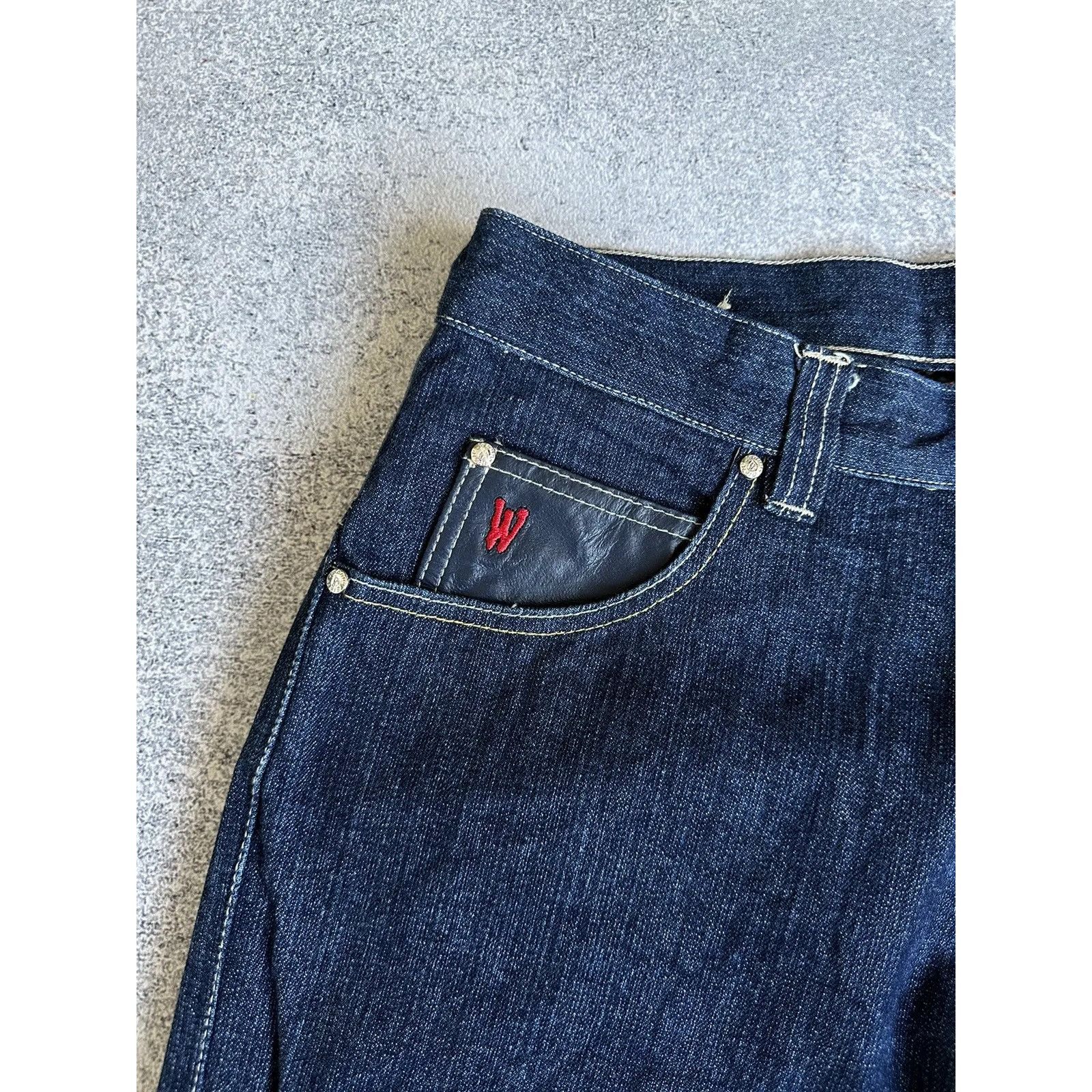 Vintage VTG Johnny Blaze Warriors Patchwork Embroidered Jeans Size US 32 / EU 48 - 8 Thumbnail