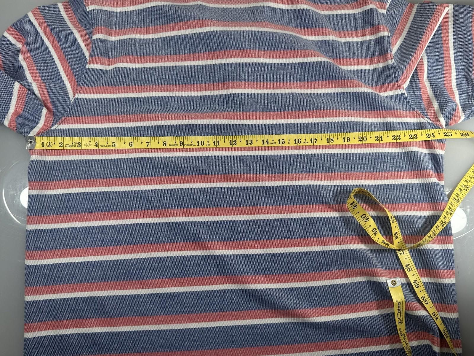 Vintage Foundry Foundry Supply Co Men's XLT Blue/Red Short Sleeve Polo Shirt Size US XL / EU 56 / 4 - 6 Thumbnail