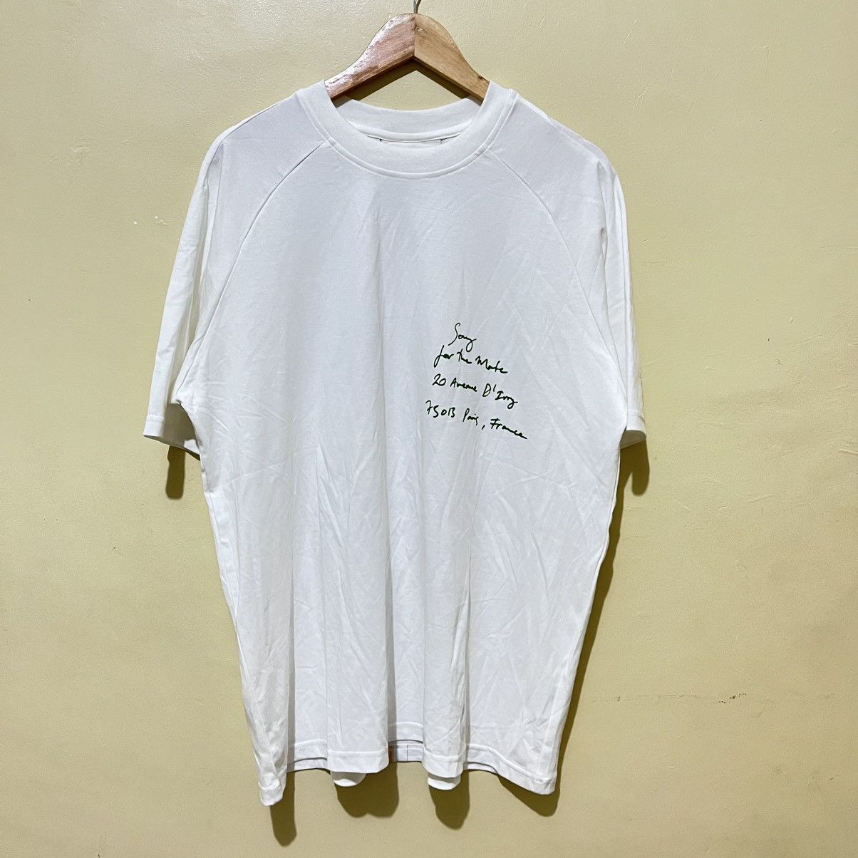 Song For The Mute SONG FOR THE MUTE - WHITE "WARPED FLOWERS" TEE Size US L / EU 52-54 / 3 - 3 Thumbnail