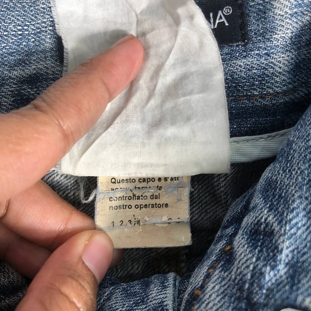Dolce & Gabbana Dolce Gabbana Dark Grey Denim Jeans Size US 34 / EU 50 - 13 Thumbnail