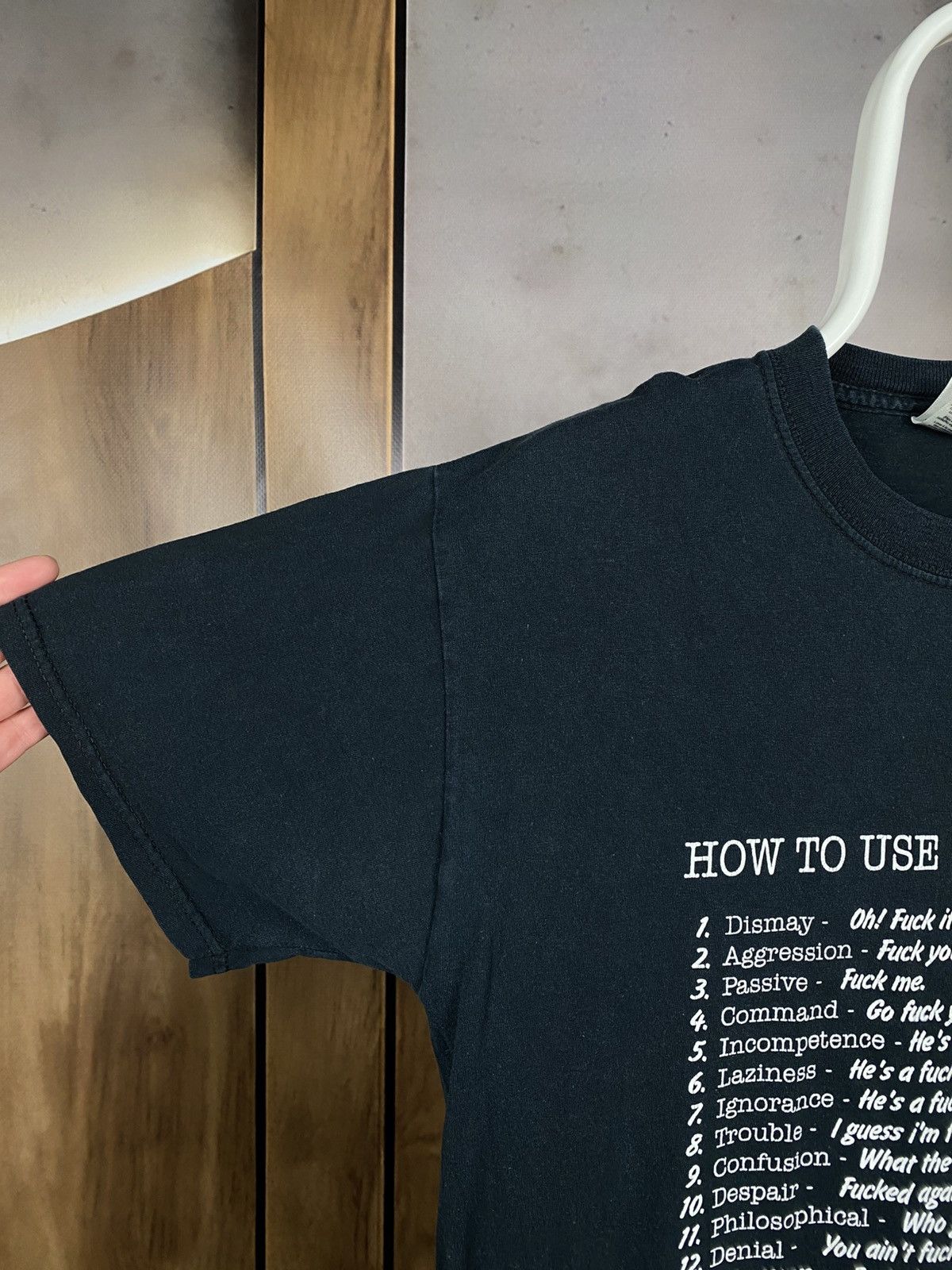 Vintage 🈯️Vintage Humor T-Shirt How To Use The F Word VTG Tee🈯️ Size US M / EU 48-50 / 2 - 3 Thumbnail