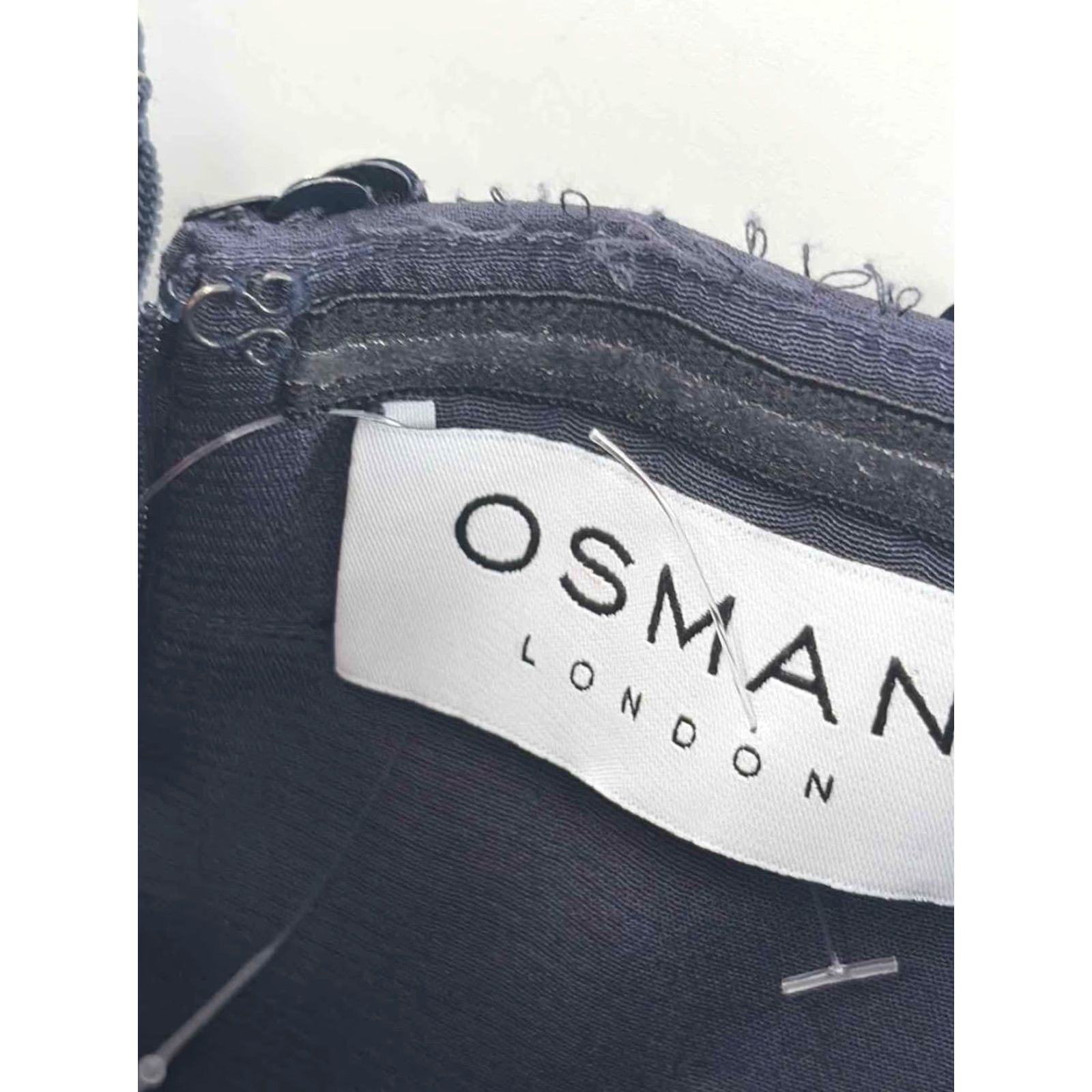 Vintage Pre-Owned Osman Navy Strapless Jumpsuit Size 4 Sequin Size 27" / US 4 / IT 40 - 5 Thumbnail