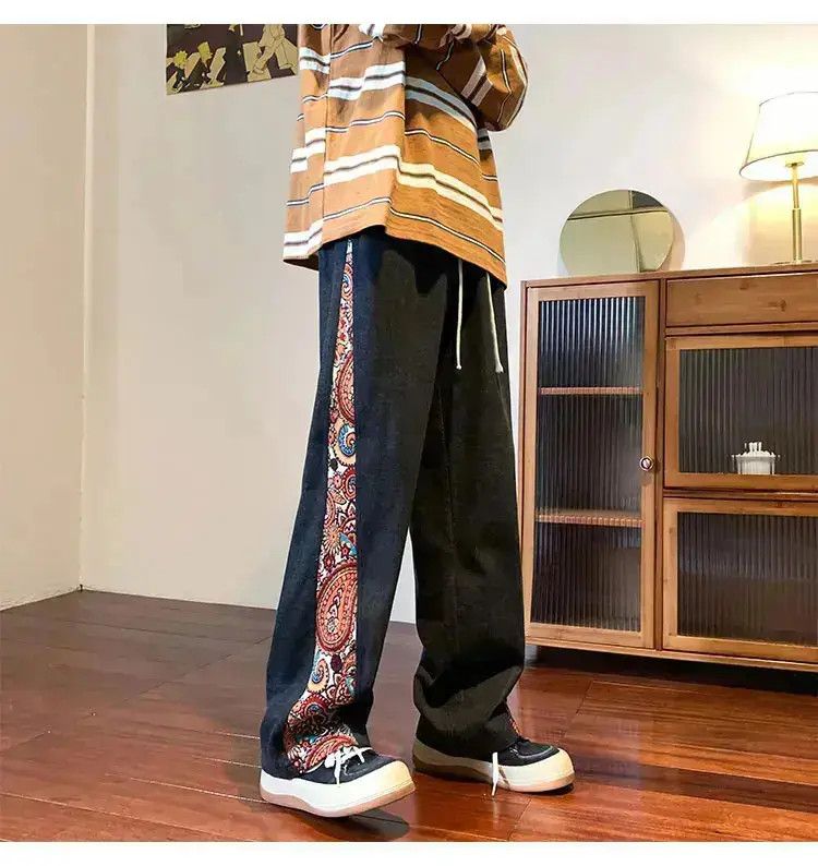 Japanese Brand Y2k Patchwork Leg Denim Size US 32 / EU 48 - 3 Thumbnail