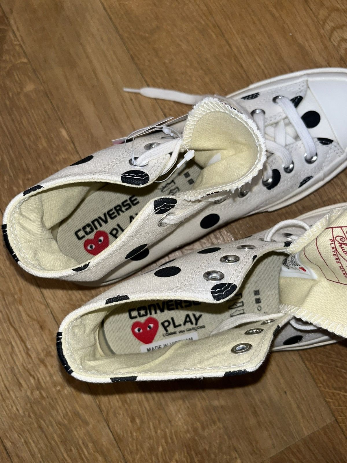 Comme des Garcons PLAY × Converse Comme des garcons Play x Converse Chuck 70 polka dot Size US 8 / EU 41 - 6 Thumbnail
