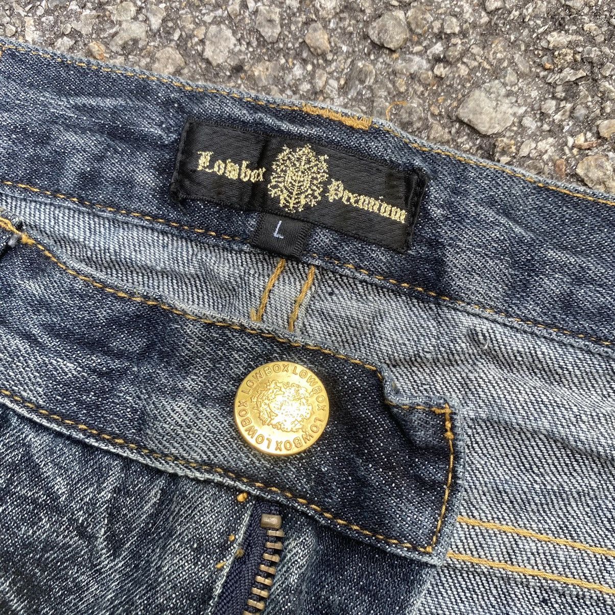 If Six Was Nine Flare Jeans Lowbox Low Rise Distressed Denim Faded Boot Cut Size US 31 - 7 Thumbnail