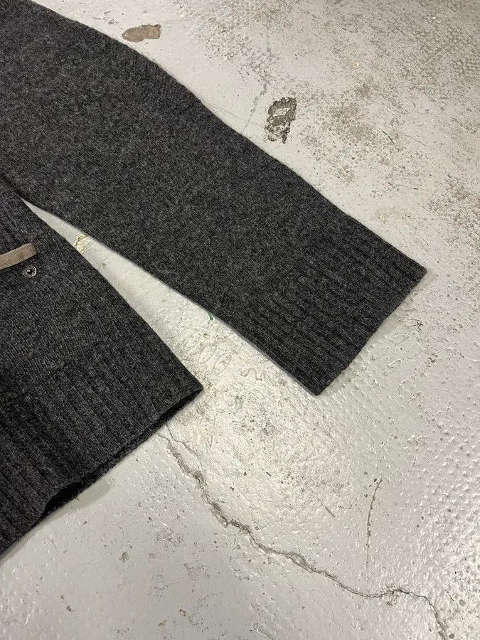 Dolce & Gabbana AW2003 Dolce & Gabbana Wool Asymmetrical Zip-Up Sweater Size US M / EU 48-50 / 2 - 6 Thumbnail