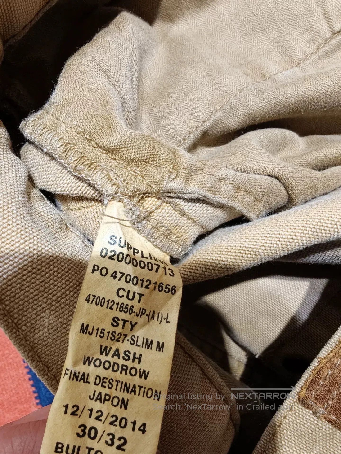 RRL Ralph Lauren RRL Ralph Lauren Distressed Worker Pants. Size US 30 / EU 46 - 7 Thumbnail
