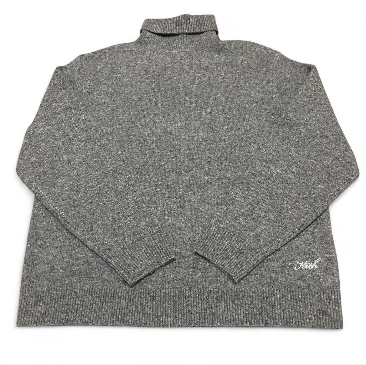 Kith Kith Joseph Turtle Neck - Mid Heather Grey (Small) Size US S / EU 44-46 / 1 - 1 Thumbnail