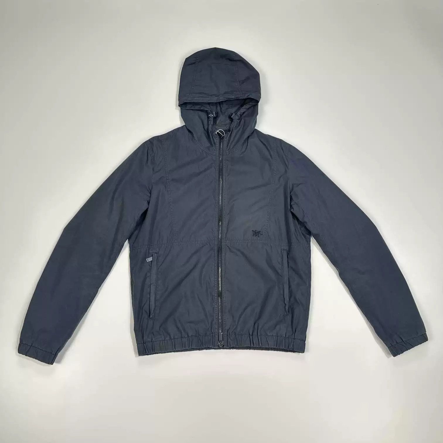 Dior Dior Logo Embroidered Hooded Jacket Size US XL / EU 56 / 4 - 1 Thumbnail