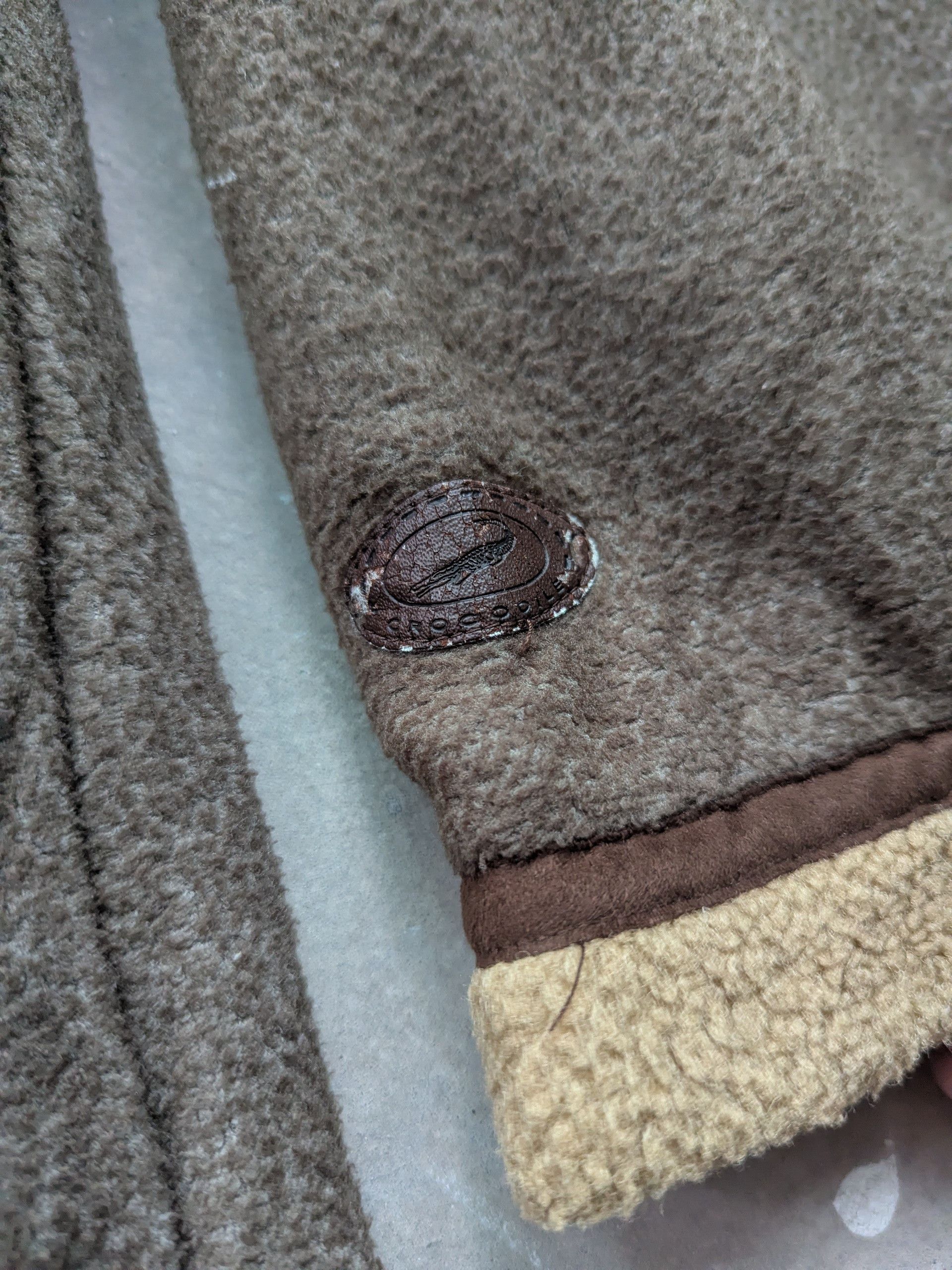 Japanese Brand × Vintage Vintage 2000s Crocodile Fleece Jacket B 3 Pattern Style Size US L / EU 52-54 / 3 - 6 Thumbnail