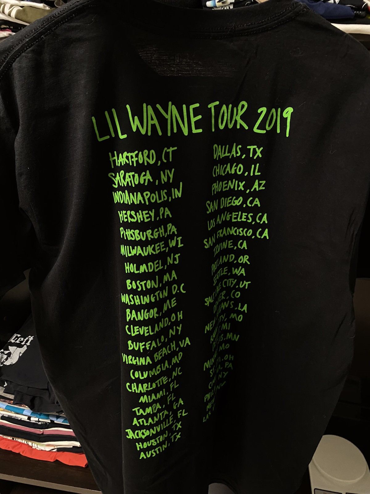 Lil Wayne × Rap Tees × Vintage Lil Wayne Tour Tee Vintage Size US XL / EU 56 / 4 - 7 Thumbnail