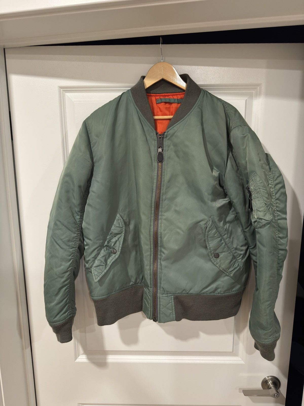 Avirex Green Reversible Avirex Bomber Size US L / EU 52-54 / 3 - 2 Thumbnail