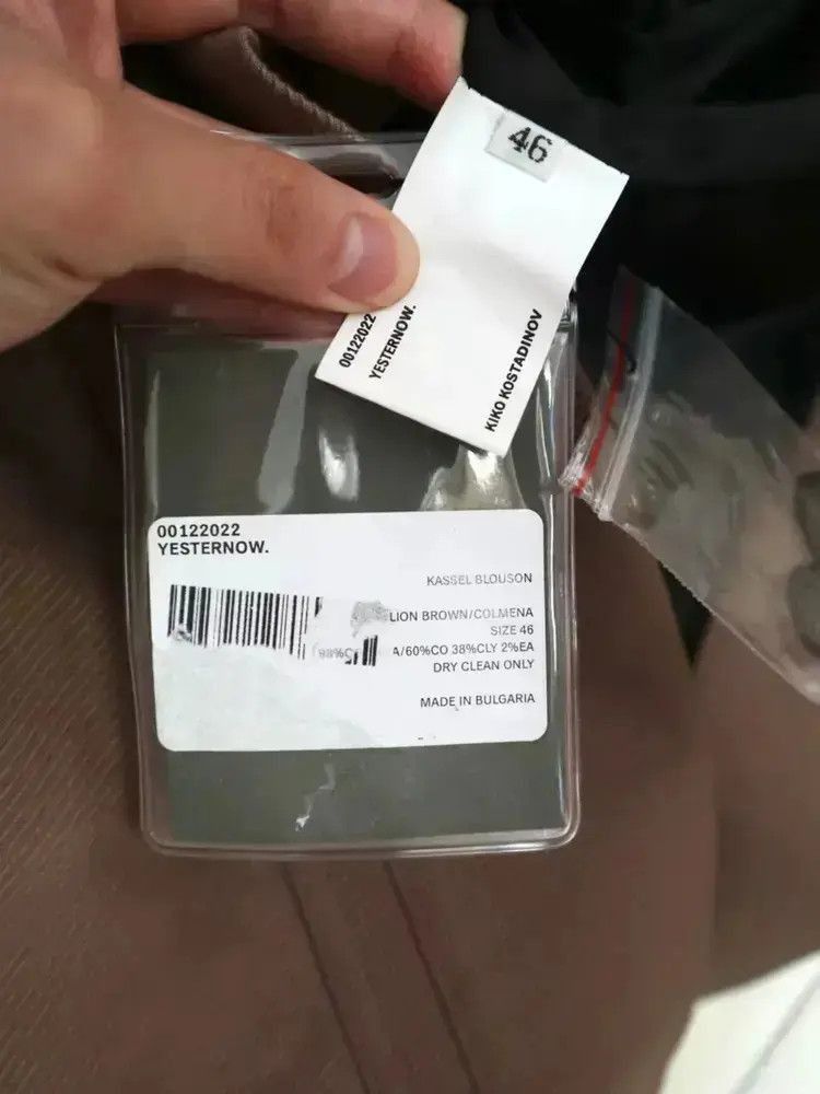 kiko kostadinov 00122022 KASSEL BLOUSON Sz 46 Kiko