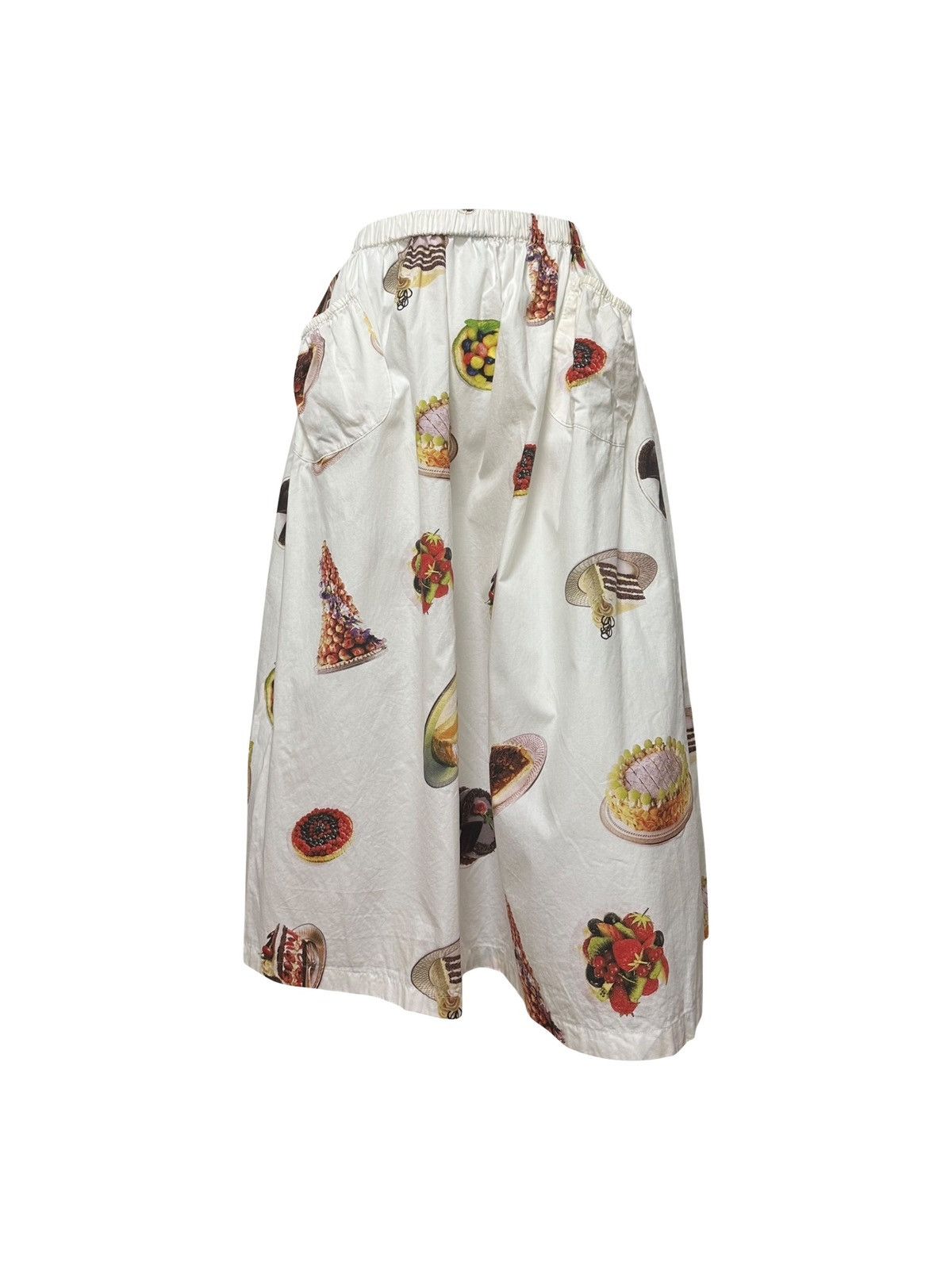 Junya Watanabe JUNYA WATANABE S/S 2001 Sweet Cake Dessert Print Midi Skirt Size 27" / US 4 / IT 40 - 1 Thumbnail