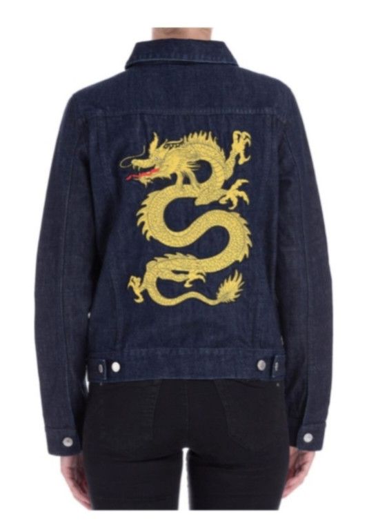 Kenzo KENZO - DENIM DRAGON EMBROID LOGO Size XS / US 0-2 / IT 36-38 - 11 Thumbnail