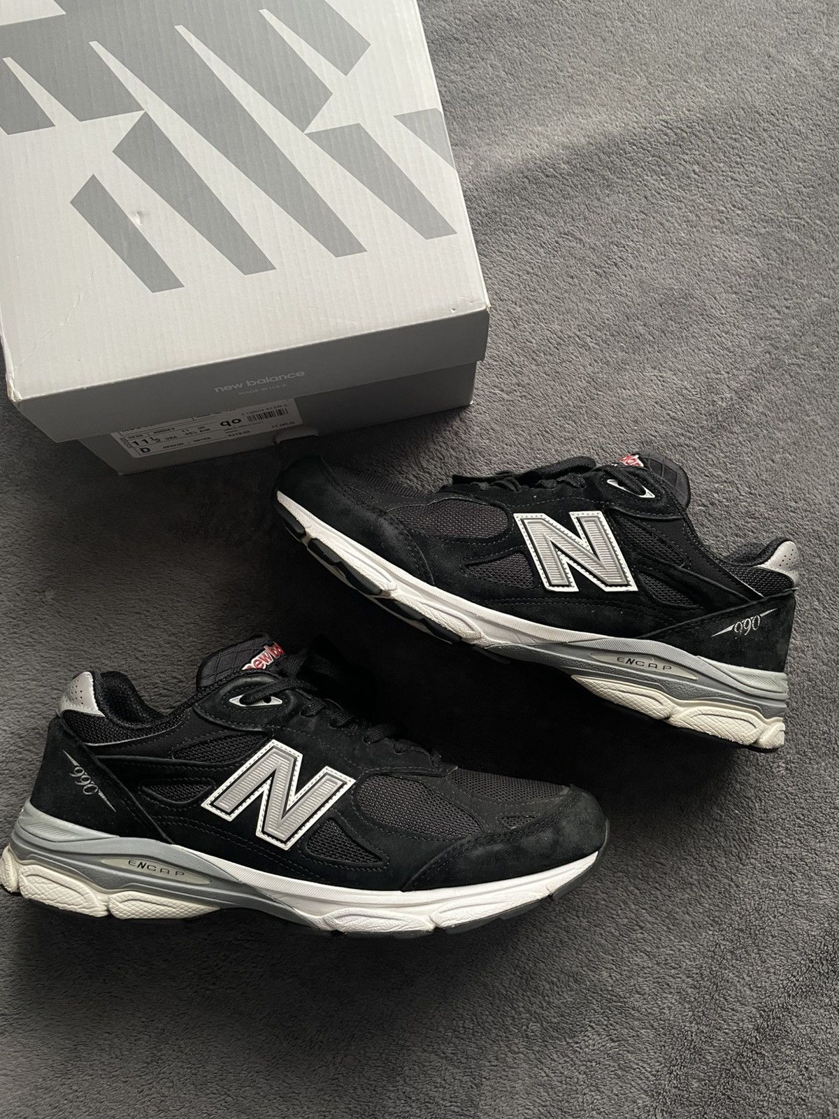 New Balance New Balance 990v3 MiUSA 11.5 45.5 Size US 11.5 / EU 44-45 - 1 Thumbnail