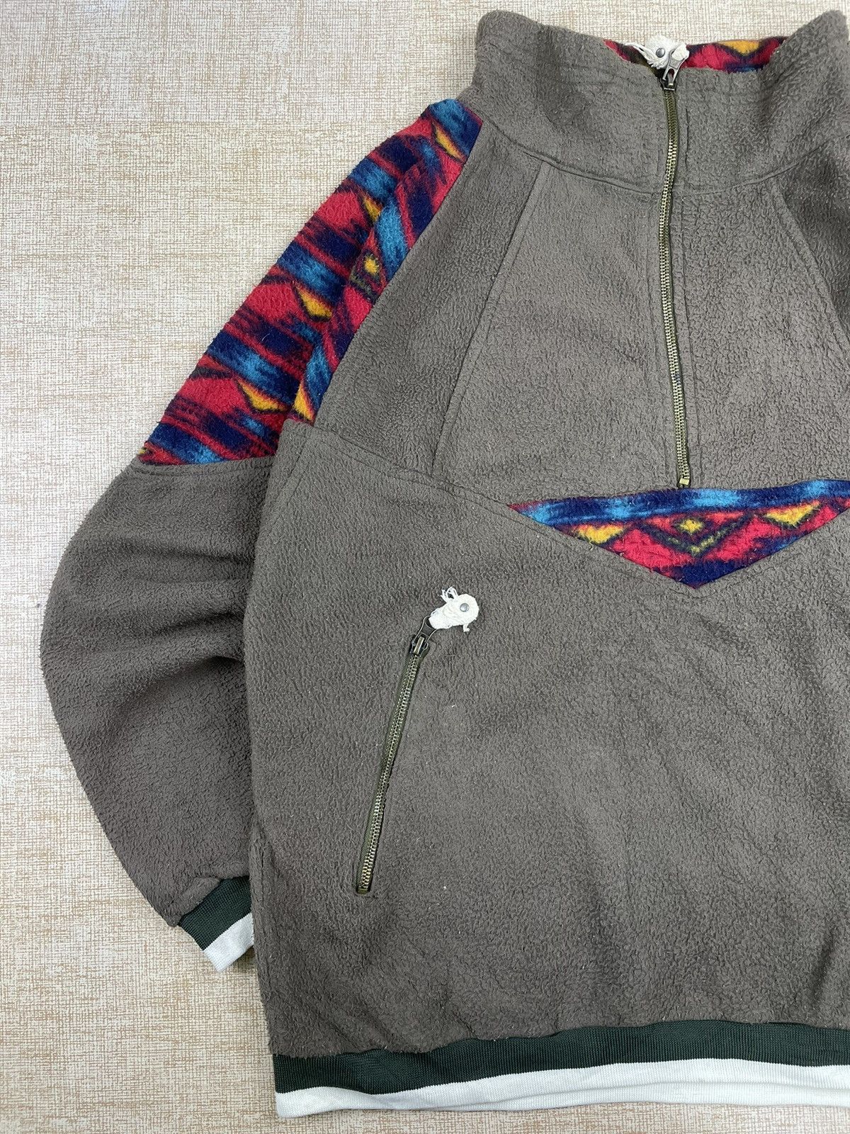 Japanese Brand × Vintage Vintage The Garam Debutant Navajo Half Zipper Jacket Size US M / EU 48-50 / 2 - 3 Thumbnail