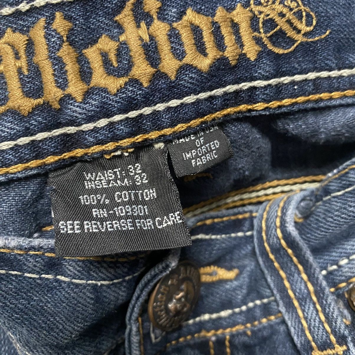 Affliction Vintage Y2K AFFLICTION Denim Embroidered Jeans Size US 32 / EU 48 - 21 Thumbnail