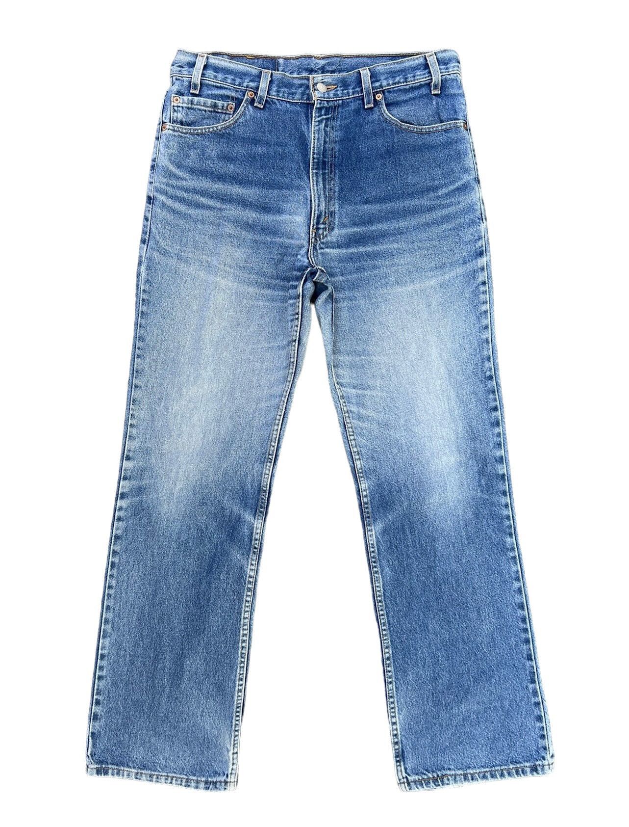 Levi's Vintage 90s Levi’s 517 Sun Fade Denim Bootcut Jeans Size US 35 - 1 Thumbnail