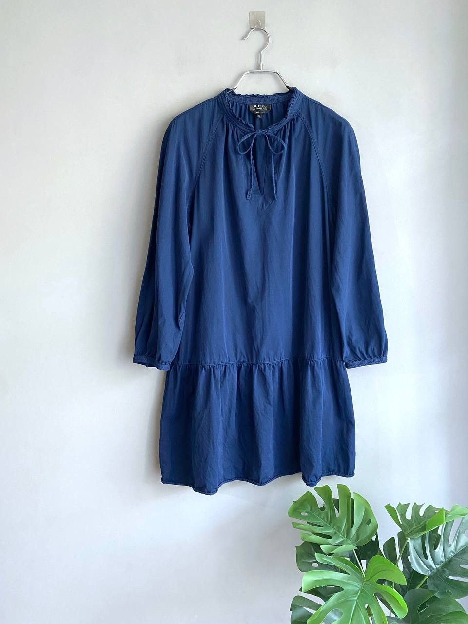 A.P.C. A.P.C. Rue Madame Paris Natalia Cotton-Blend Dress, Size 38 Size M / US 6-8 / IT 42-44 - 1 Thumbnail