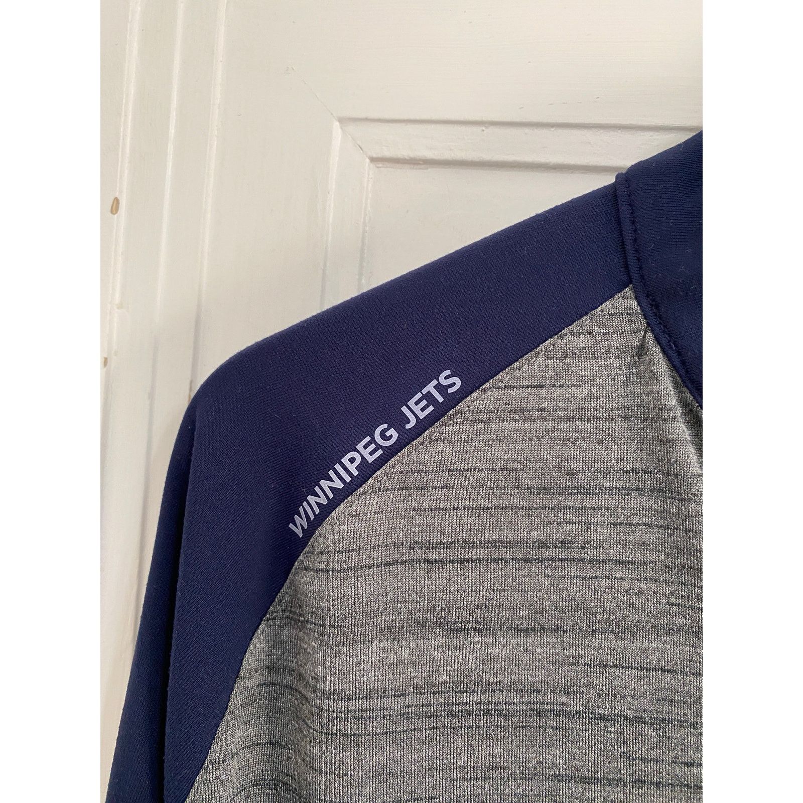 NHL Winnipeg Jets Gray and Blue 1/4-Zip Size Large Size US L / EU 52-54 / 3 - 3 Thumbnail