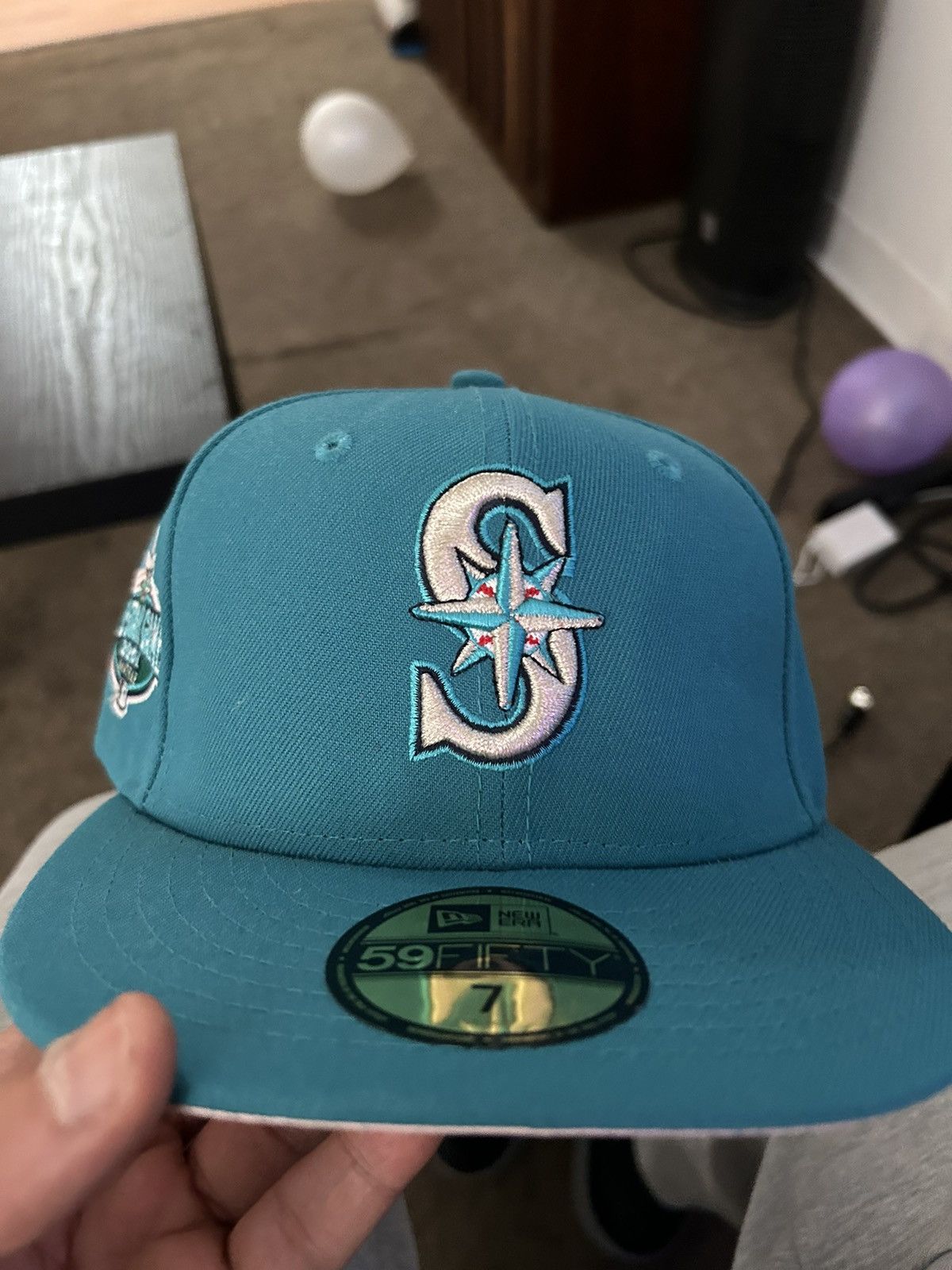 New Era NEW ERA SEATTLE MARINERS ALL STAR GAME 2001 PINK BRIM EDITION SIZE 7 Size ONE SIZE - 1 Thumbnail