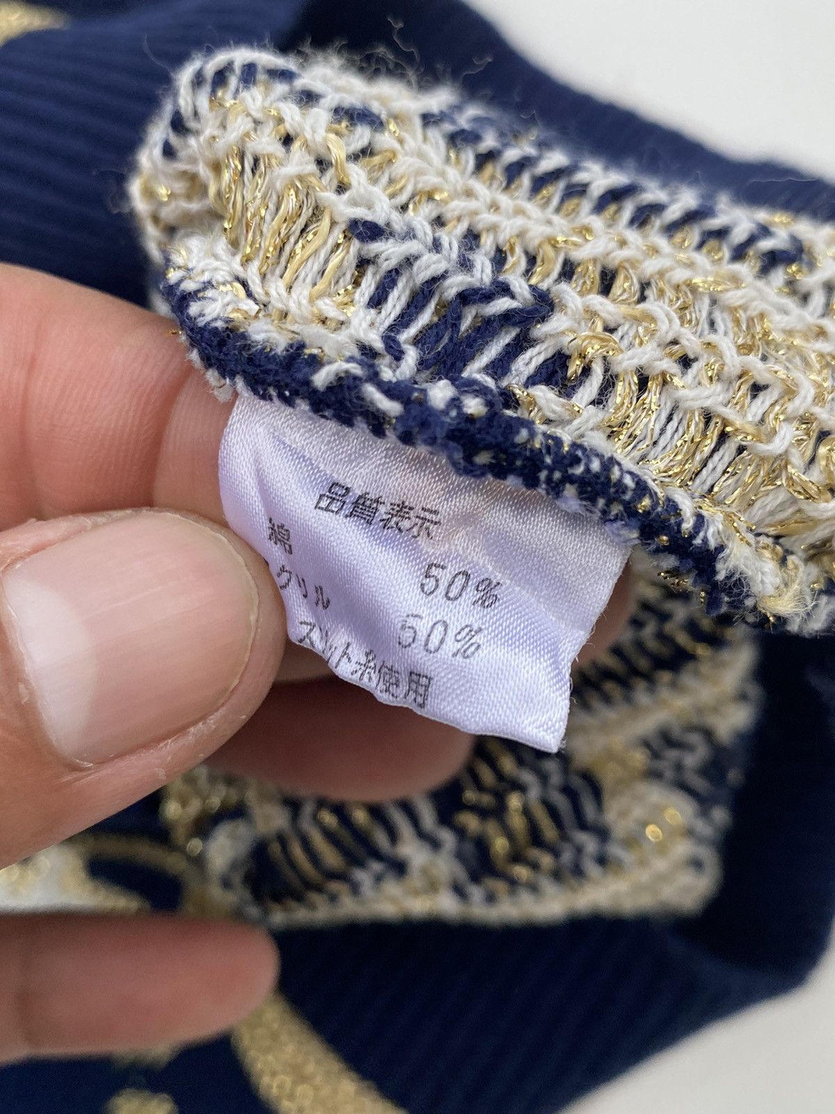 Japanese Brand × Vintage Vtg Carrol Elegance Knitwear Size US L / EU 52-54 / 3 - 8 Thumbnail