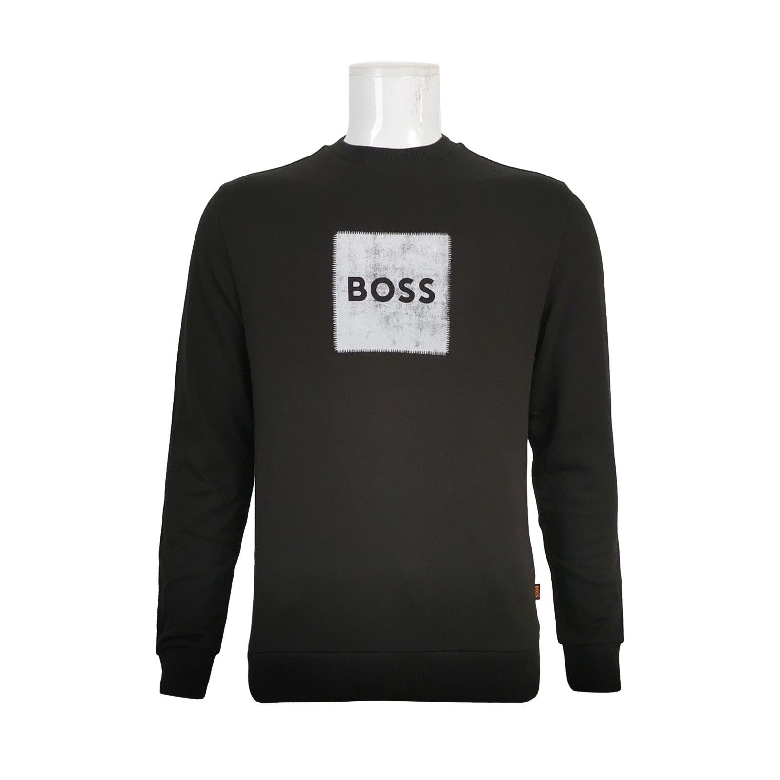 Hugo Boss Hugo Boss Logo Patch Cotton Sweatshirt S Size US S / EU 44-46 / 1 - 1 Thumbnail