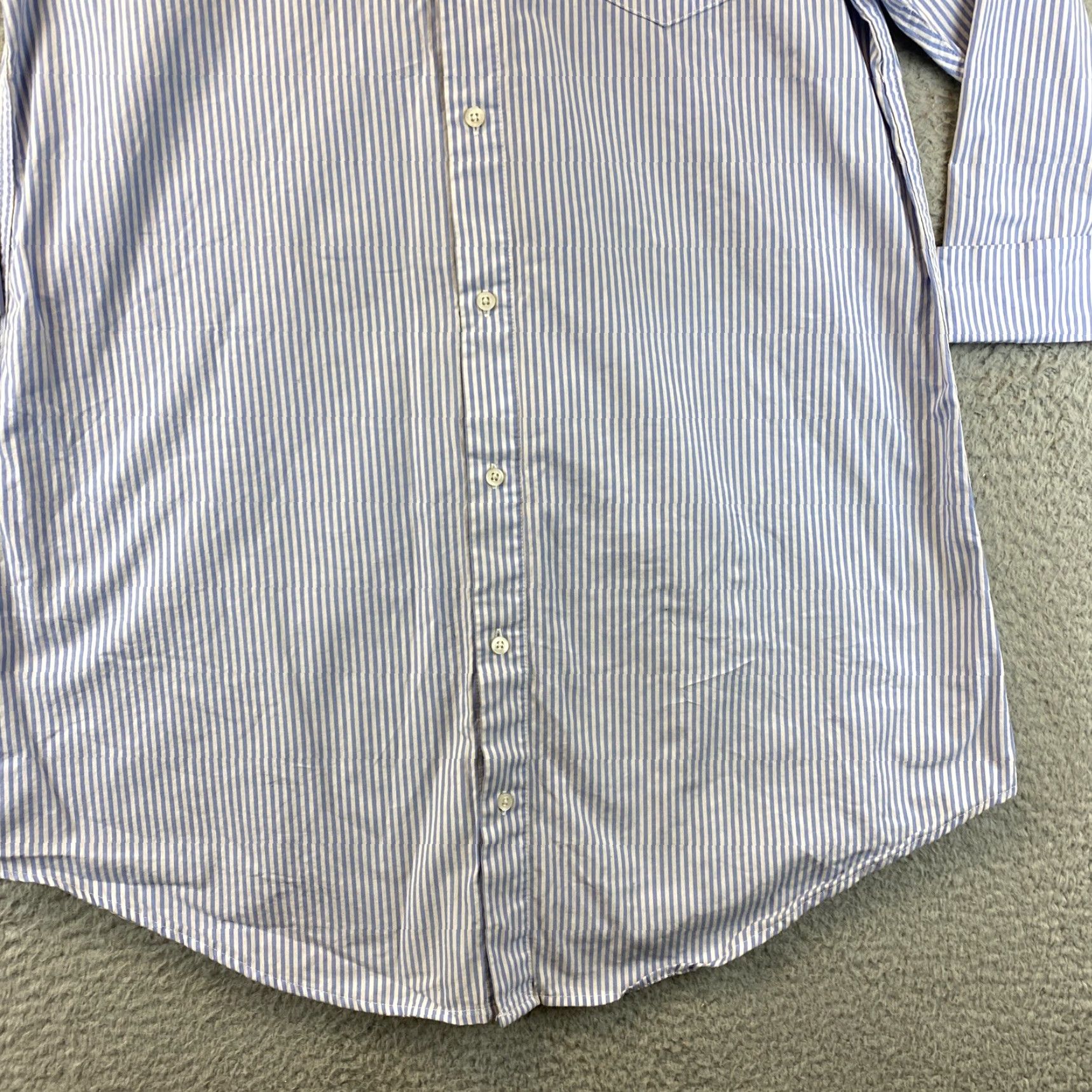 Ralph Lauren Ralph Lauren Shirt Men Adult S Button-Up 3/4 Sleeve Blue Cotton RLL Logo Striped Casual Mens Size US S / EU 44-46 / 1 - 2 Thumbnail